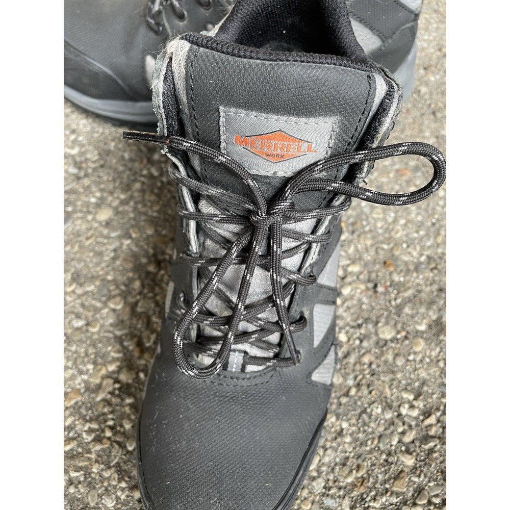 Merrell Steel Toe Work Fullbench Speed Mid Carbon Toe Boots  Men Size 8.5 M